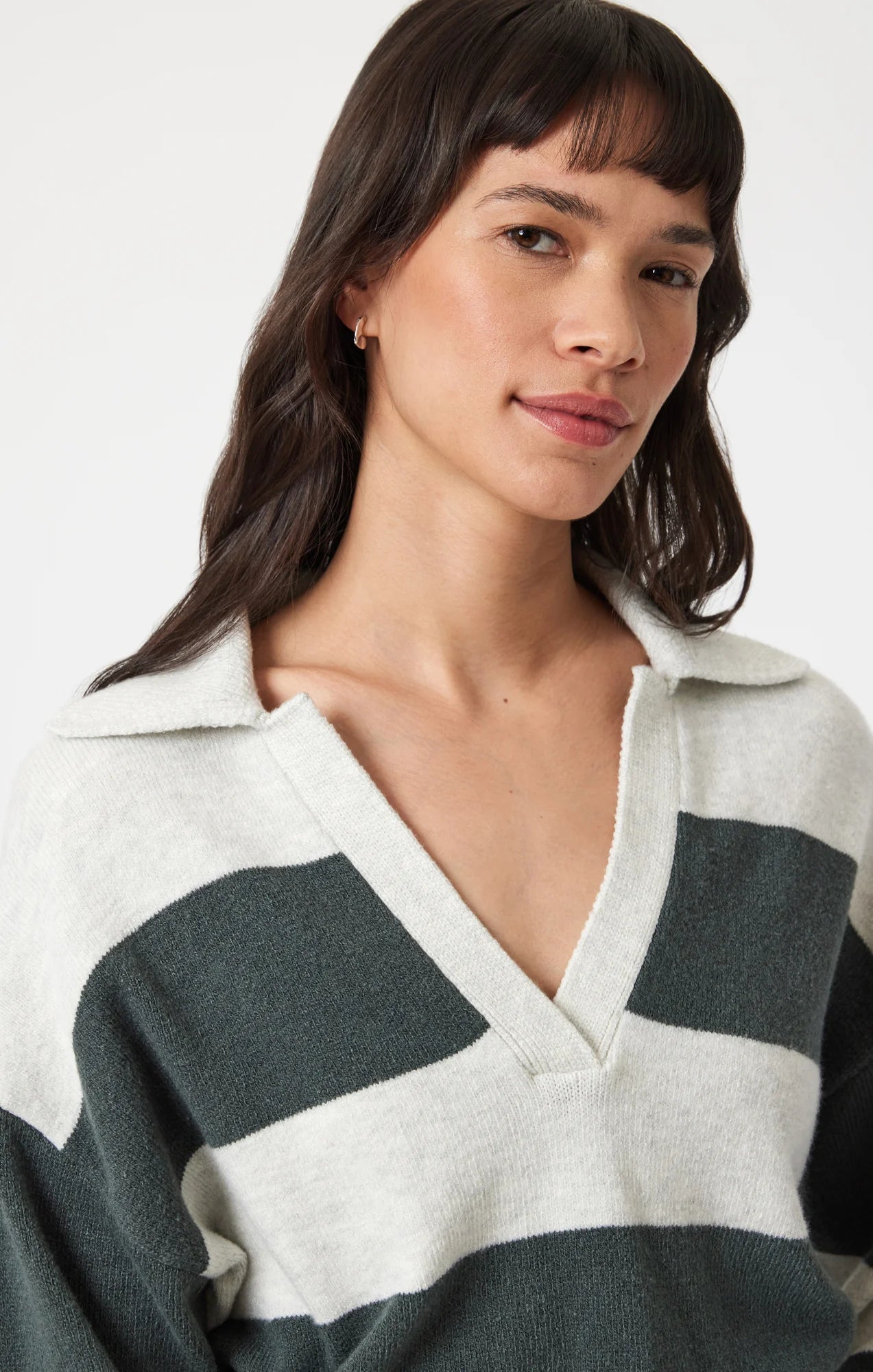 MAVI V-NECK SWEATER URBAN CHIC STRIPE