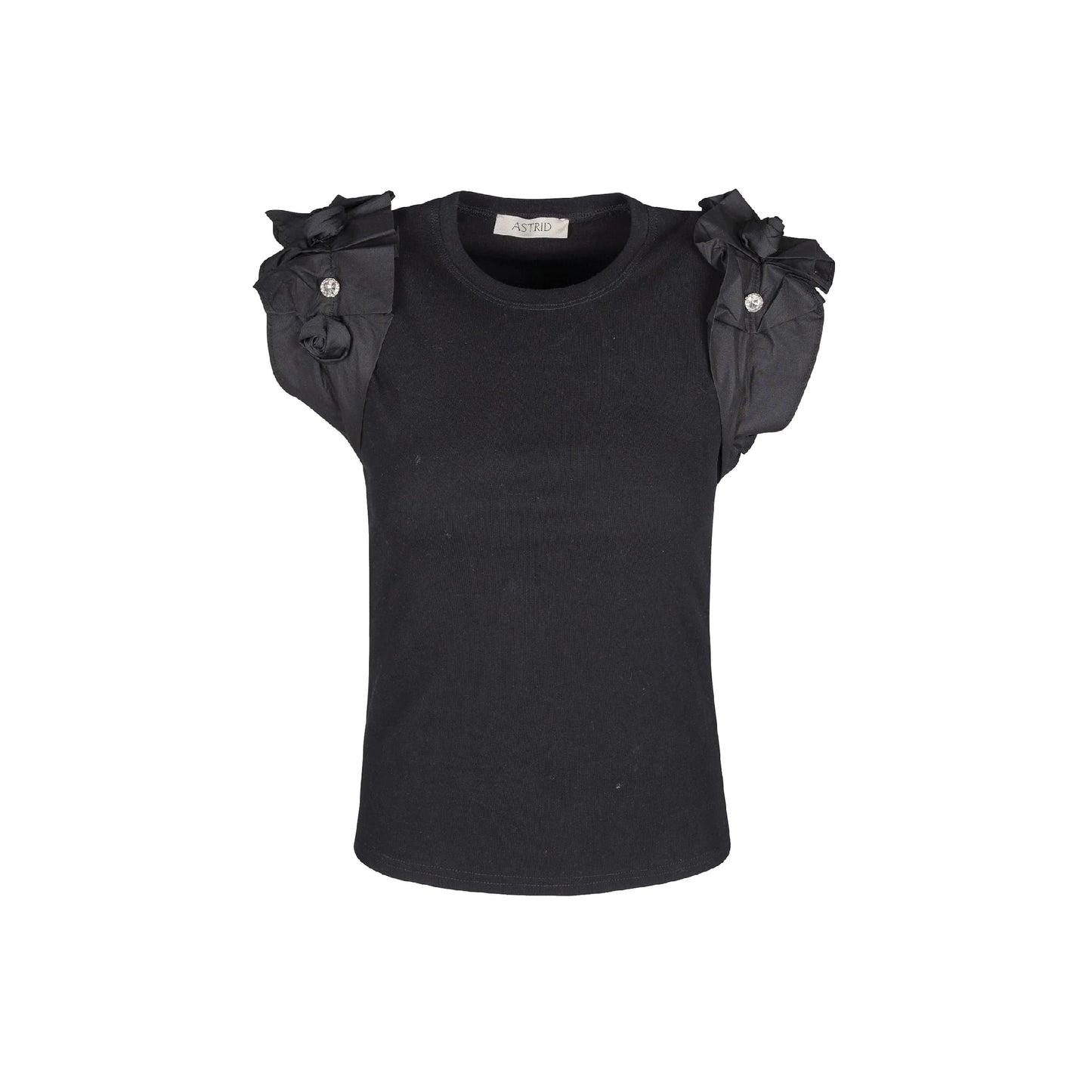 ASTRID LIGHT KNIT TOP WITH SLEEVE DETAIL