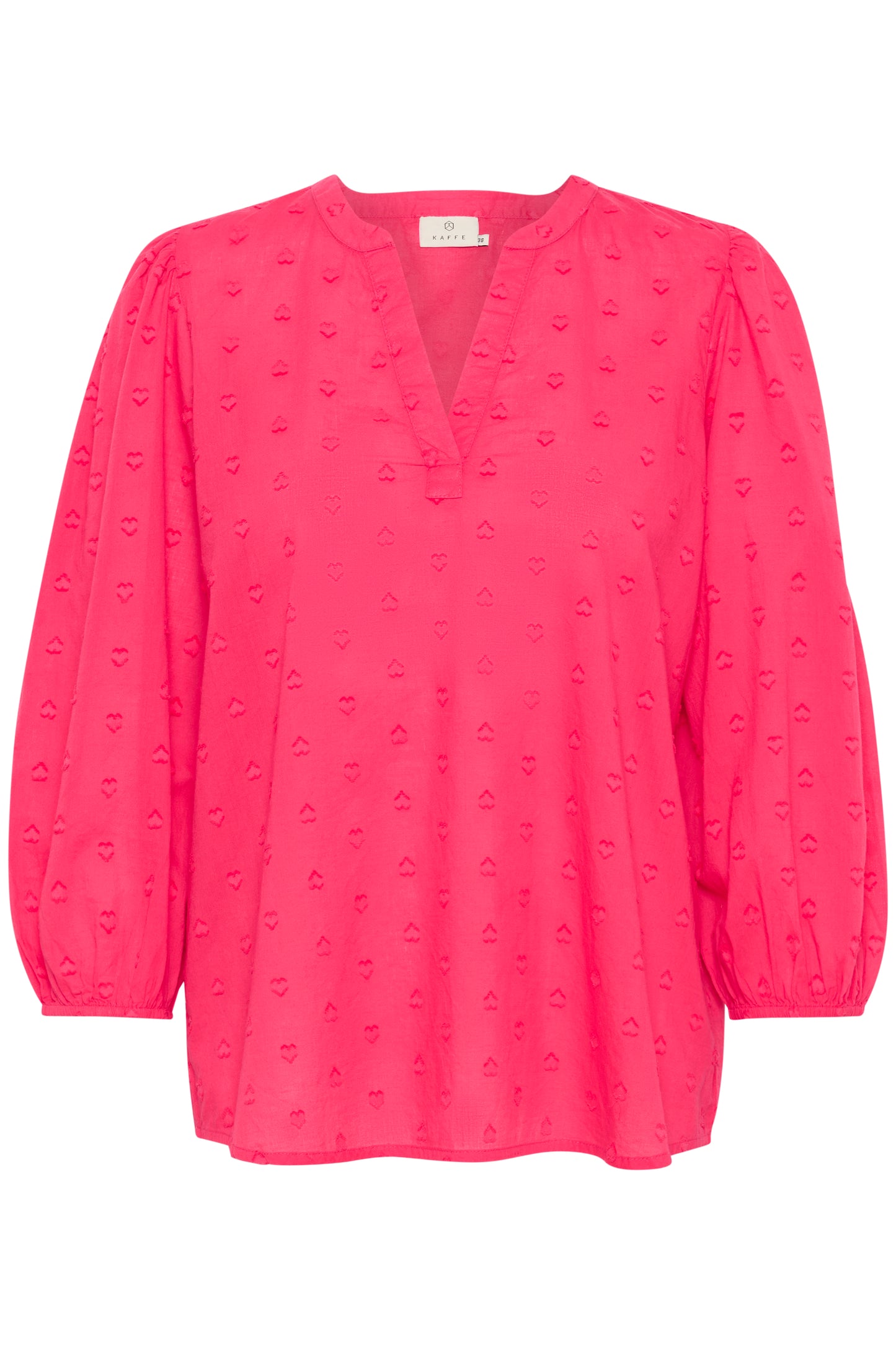 KAFFE JOLLIA BLOUSE IN RASPBERRY