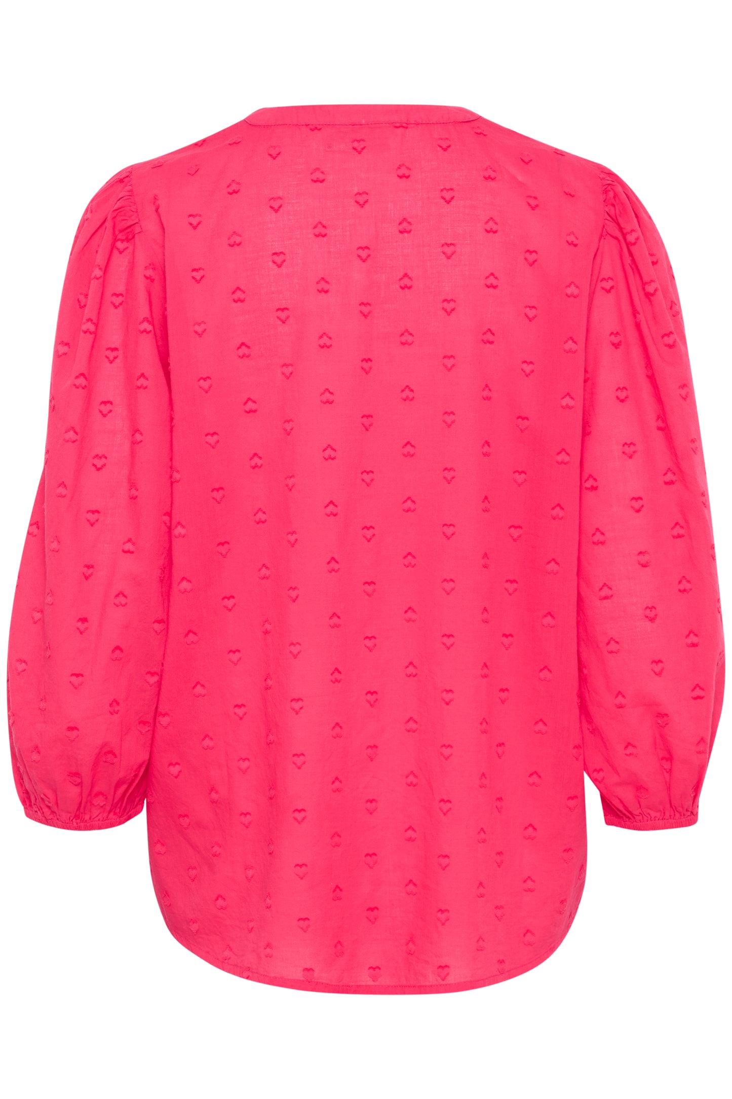 KAFFE JOLLIA BLOUSE IN RASPBERRY