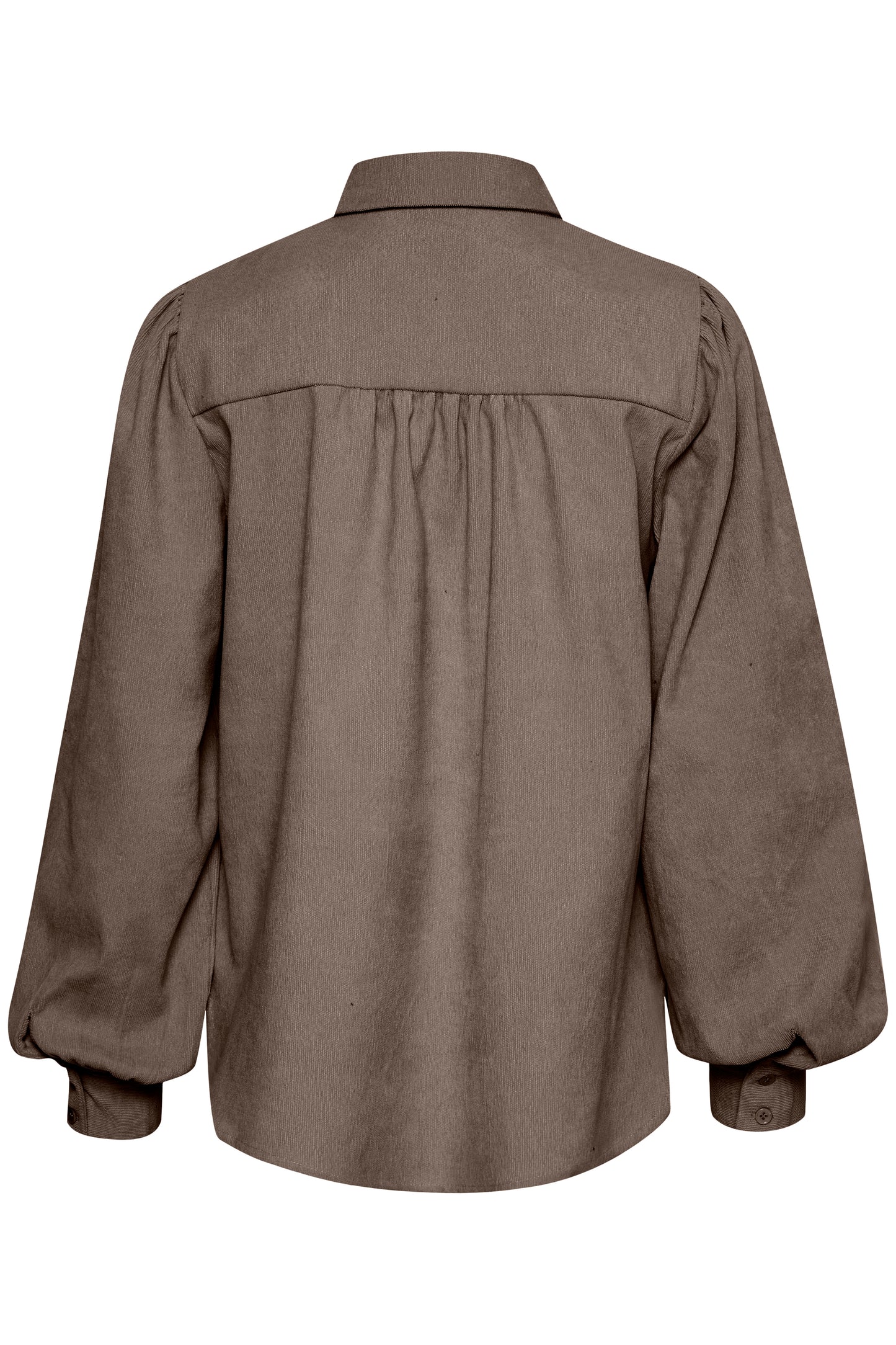 KAFFE MAJOR BROWN HERMINE SHIRT