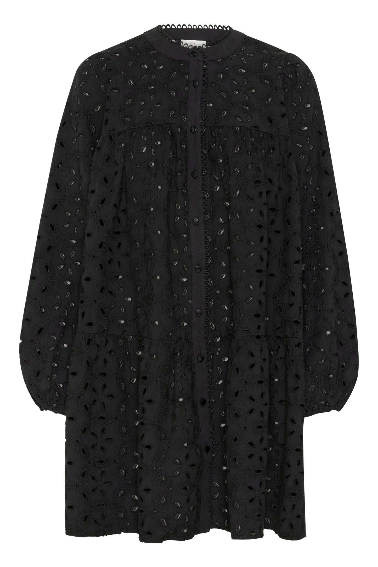 KAFFE SILINIA DRESS IN DEEP BLACK