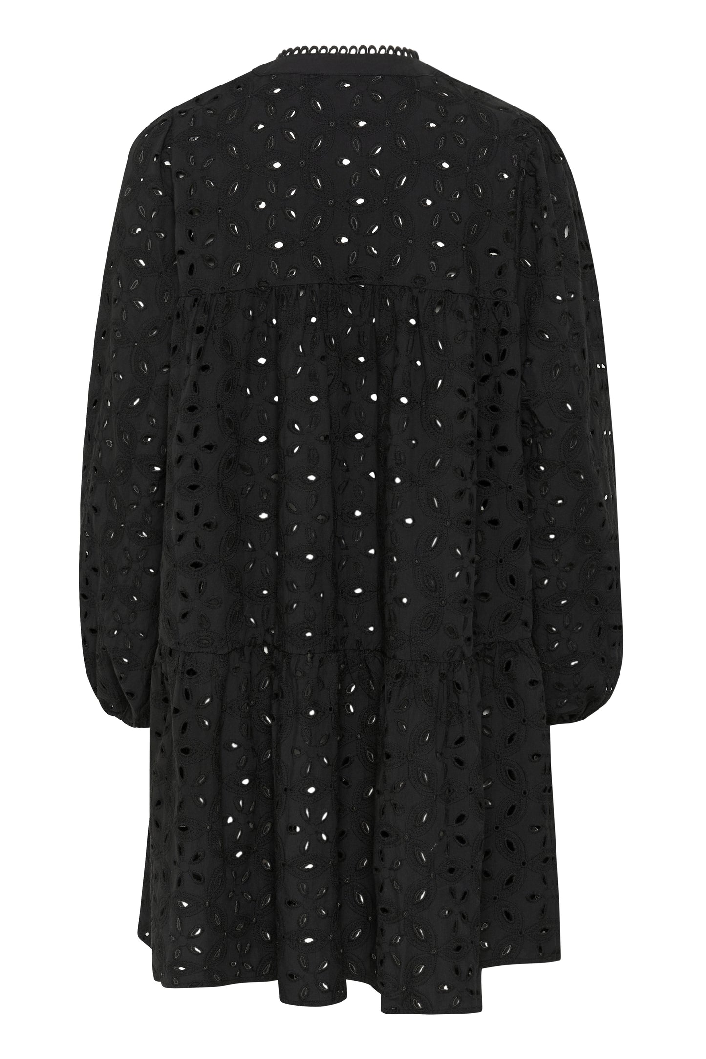 KAFFE SILINIA DRESS IN DEEP BLACK