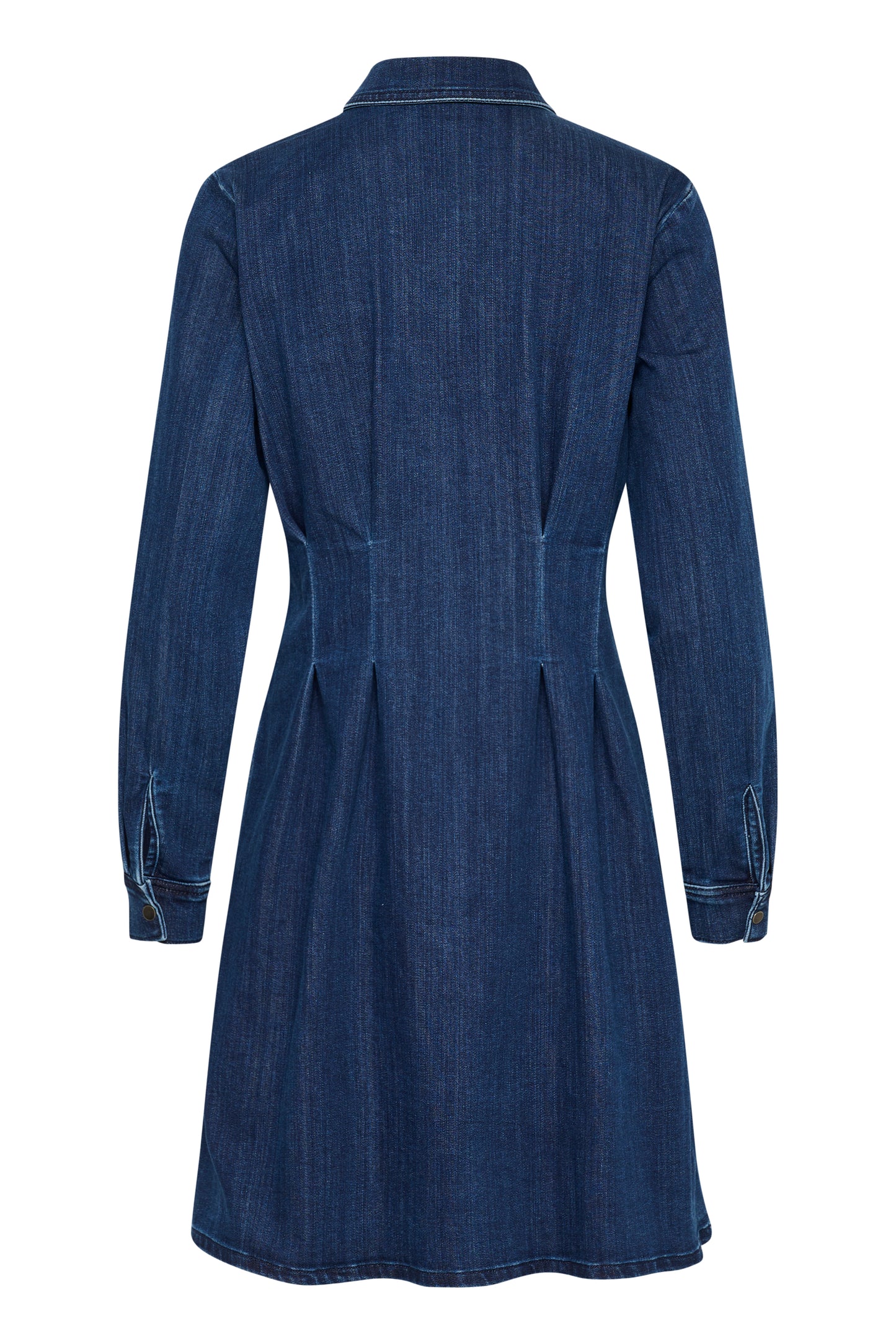 KAFFE LEA DRESS IN DARK BLUE DENIM