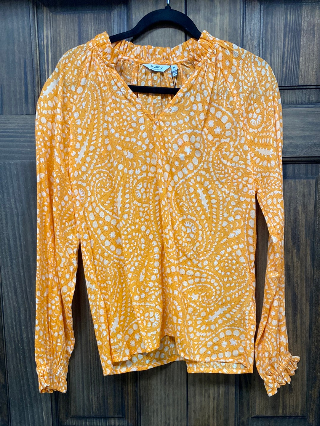 B.YOUNG IMILLA BLOUSE PEACH COBBLER MIX