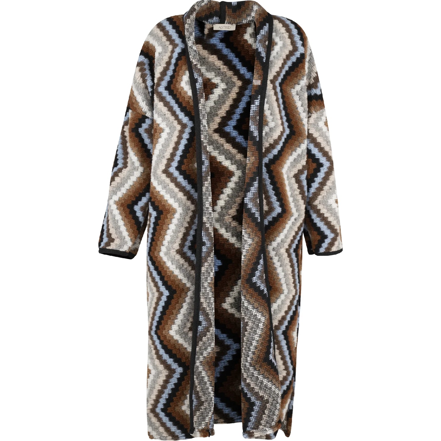 ASTRID BLUE COMBO KNIT CARDIGAN