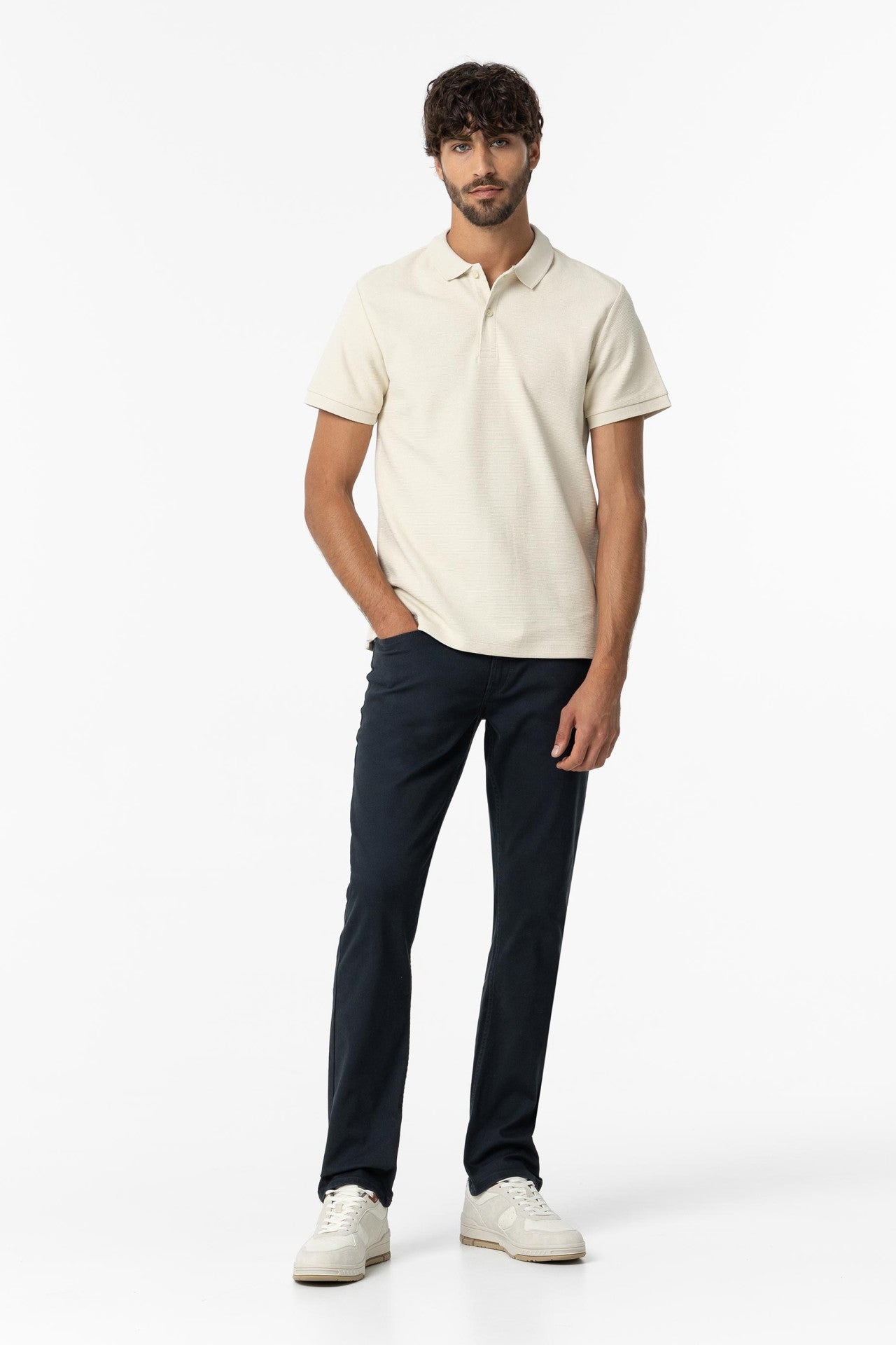 TIFFOSI MEN'S LEO FIVE POCKET PANT IN NAVY