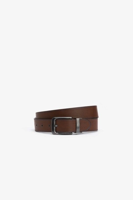 TIFFOSI MEN'S MATHIAS 2 IN 1 BELT IN BLACK