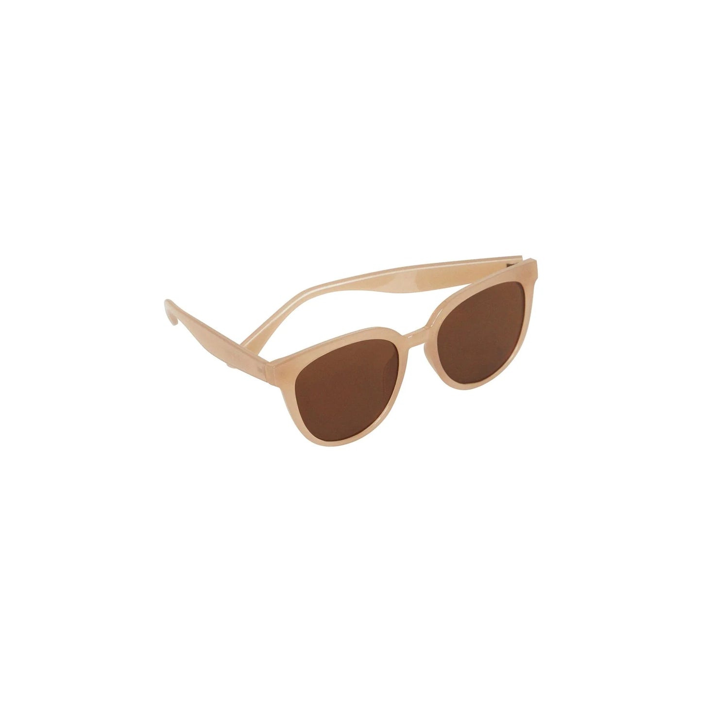 B.YOUNG NATURAL FRAMED SUNGLASSES WITH CASE