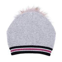 PNYC NORA BEANIE IN HEATHER GREY