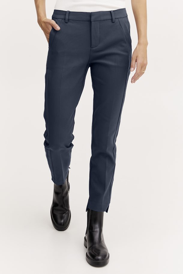 FRANSA VITA TESSA DARK PEACOAT CASUAL ANKLE PANTS