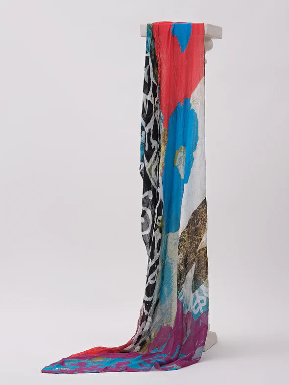 DOLCEZZA WOVEN ARTIST SCARF