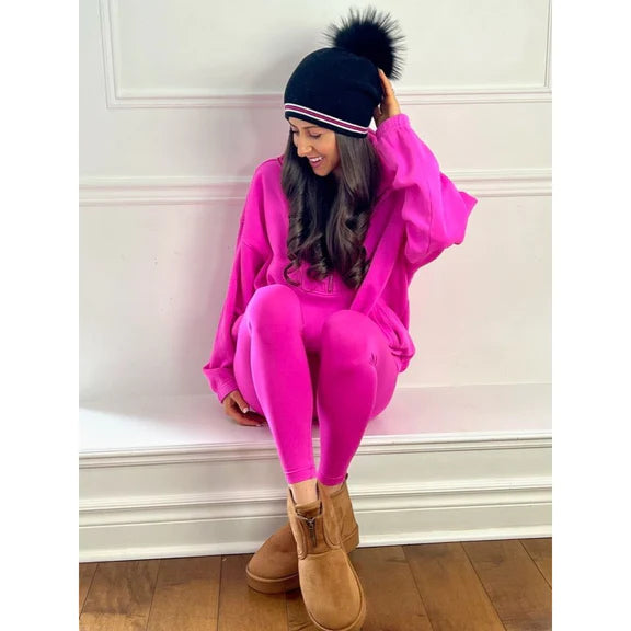 PNYC NORA BEANIE IN BLACK