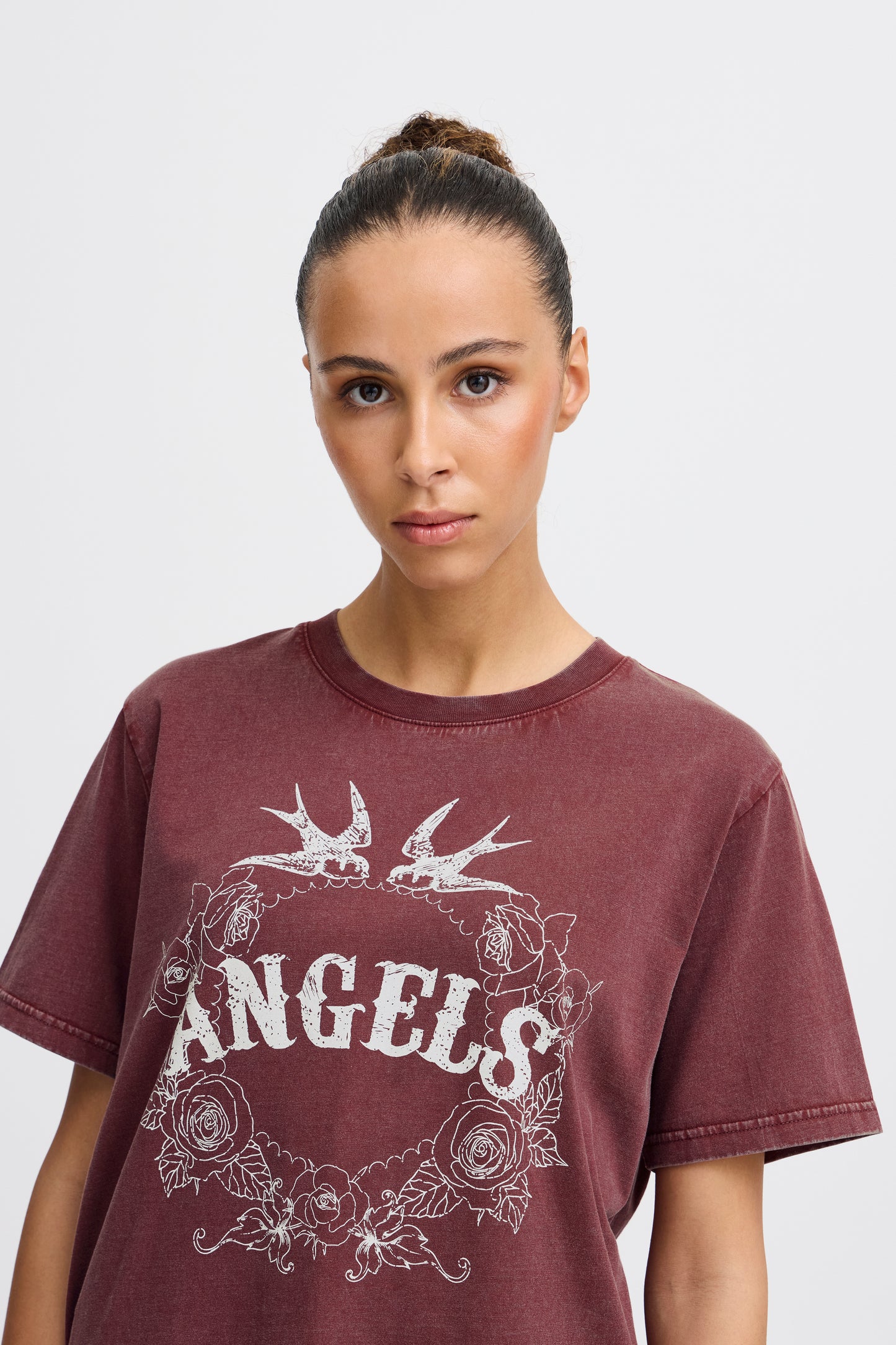 ICHI NARINI ANGELS T-SHIRT IN PORT ROYALE