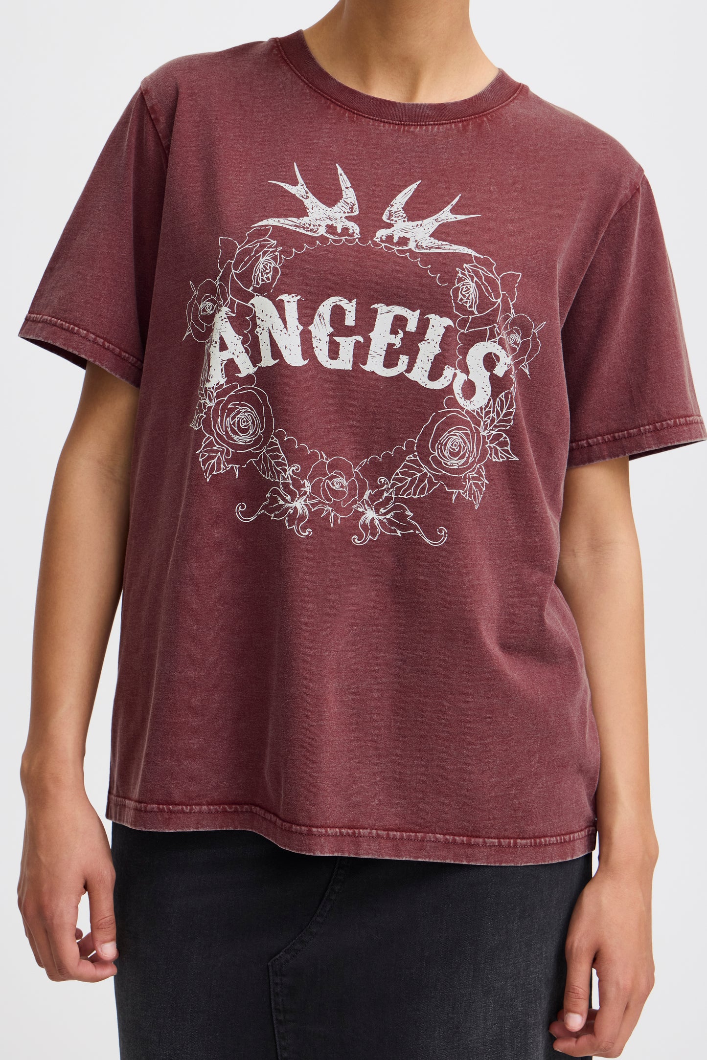 ICHI NARINI ANGELS T-SHIRT IN PORT ROYALE