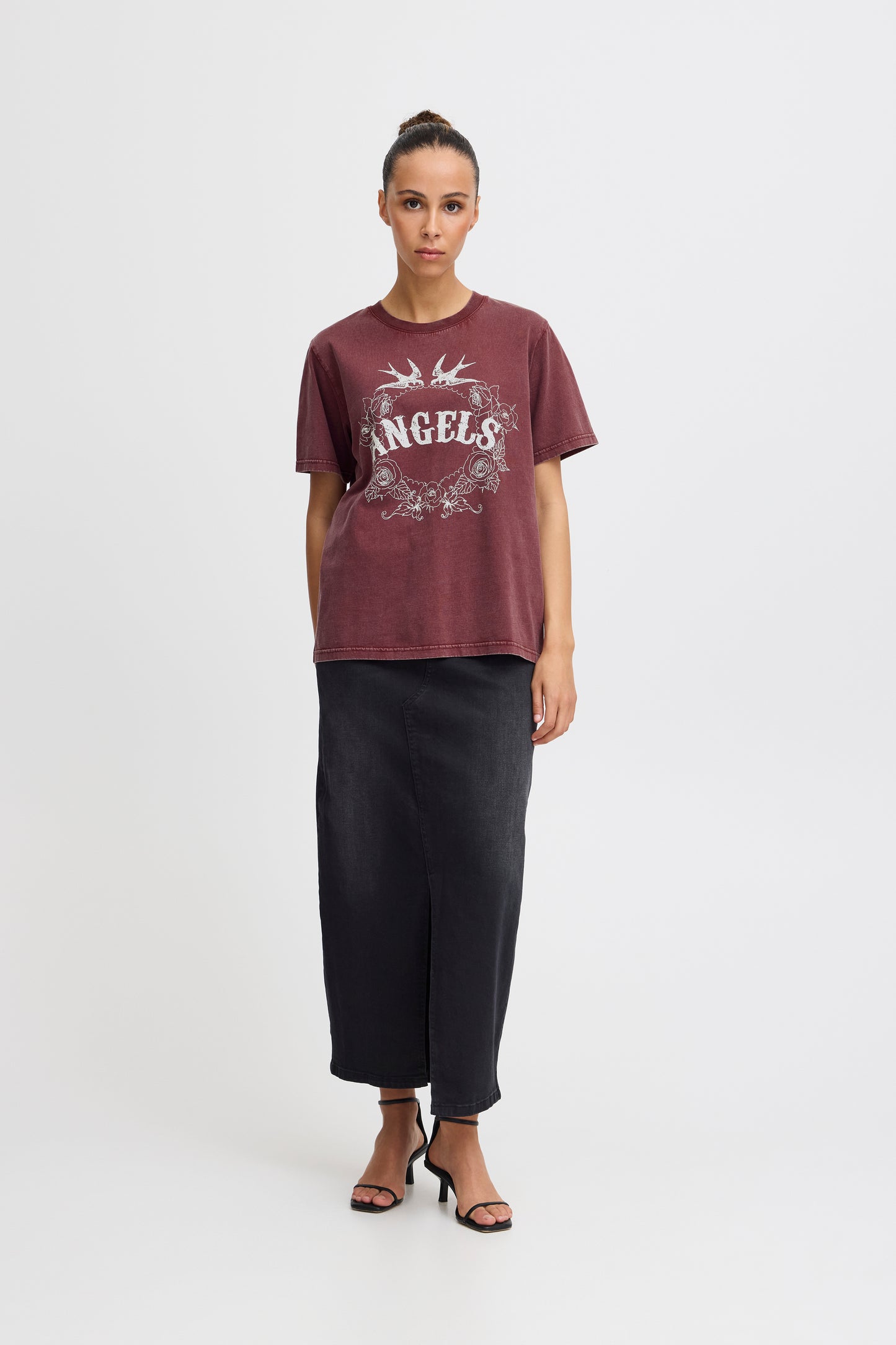 ICHI NARINI ANGELS T-SHIRT IN PORT ROYALE