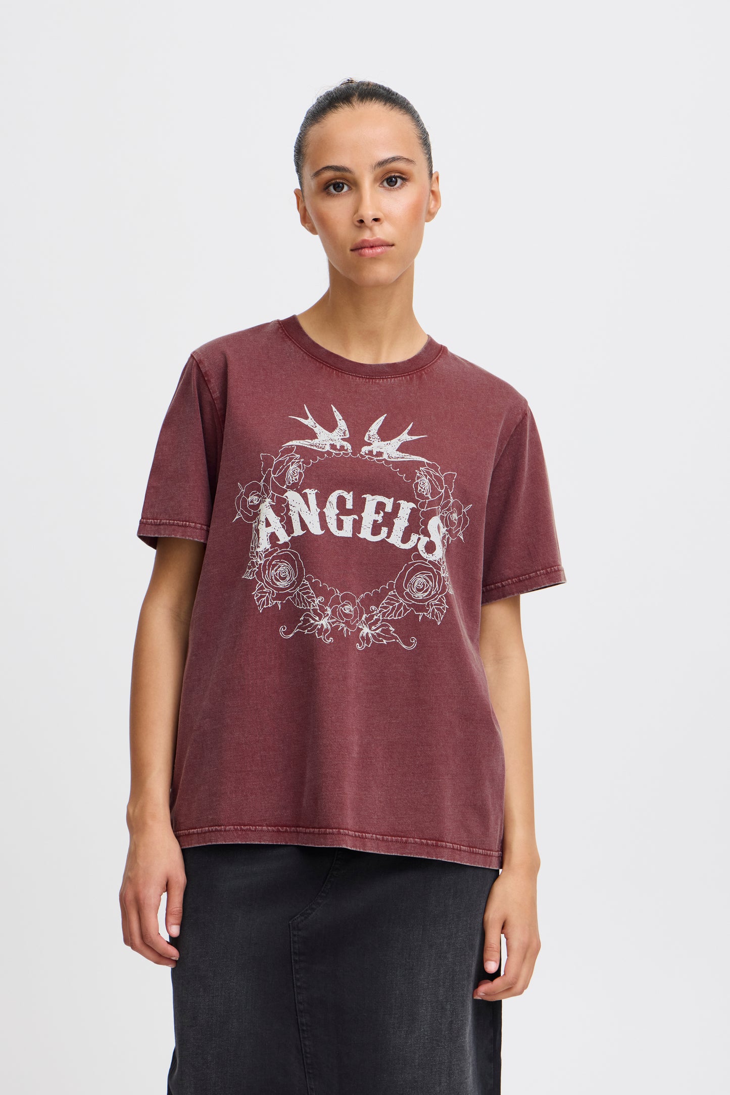 ICHI NARINI ANGELS T-SHIRT IN PORT ROYALE