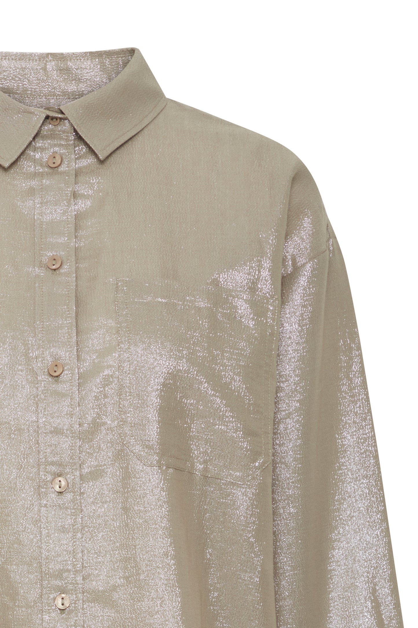 ICHI HOULO CHAMPAGNE SILVER SHIRT