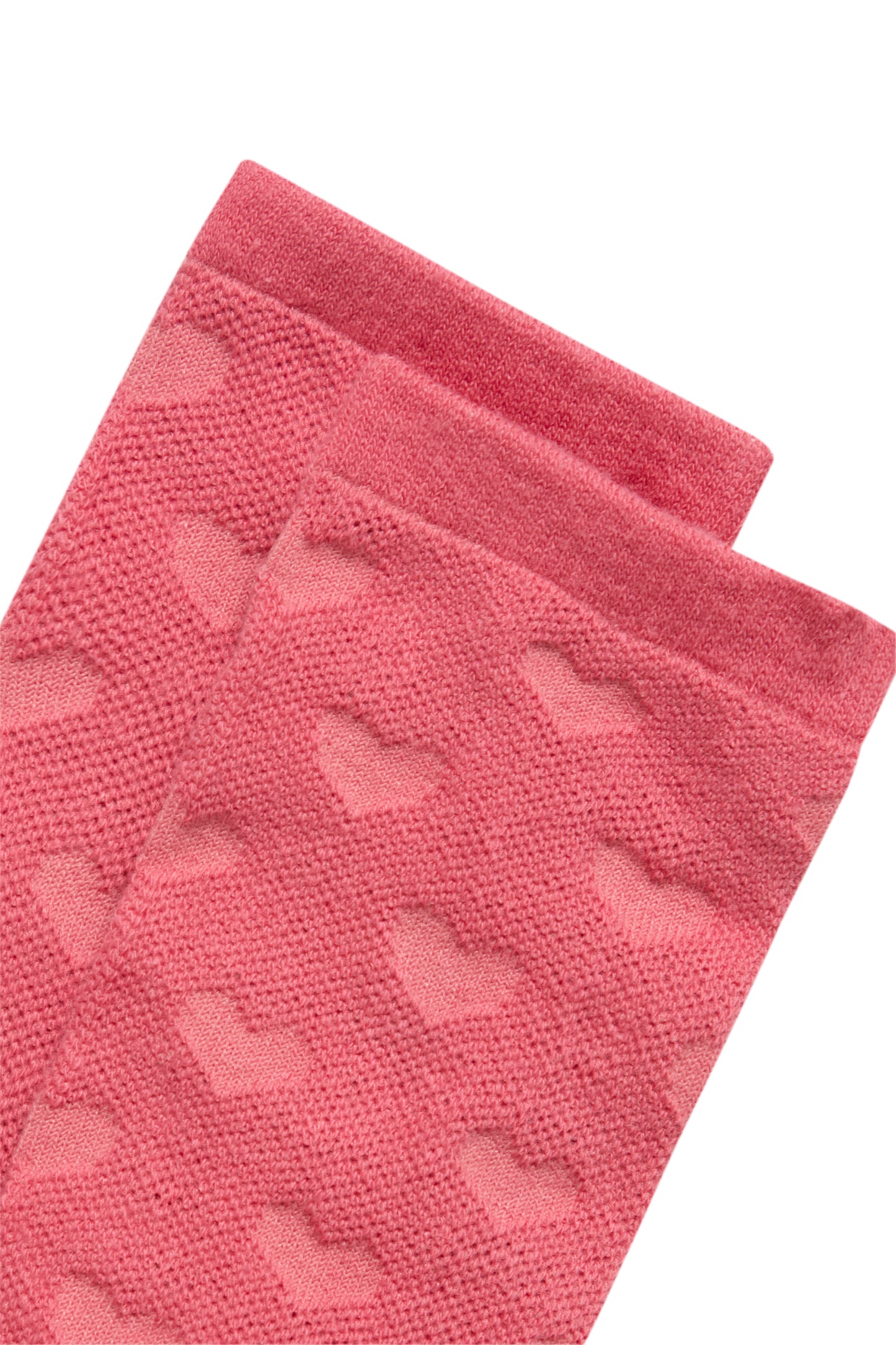 ICHI LOVE HEART SOACKS IN HEATHER ROSE
