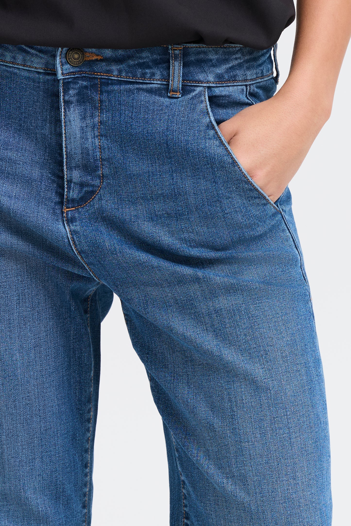 FRANSA SELMA FASHION JEANS IN TRUE BLUE DENIM