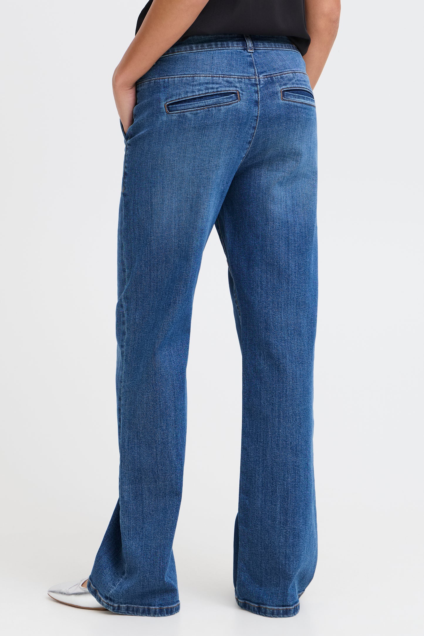 FRANSA SELMA FASHION JEANS IN TRUE BLUE DENIM