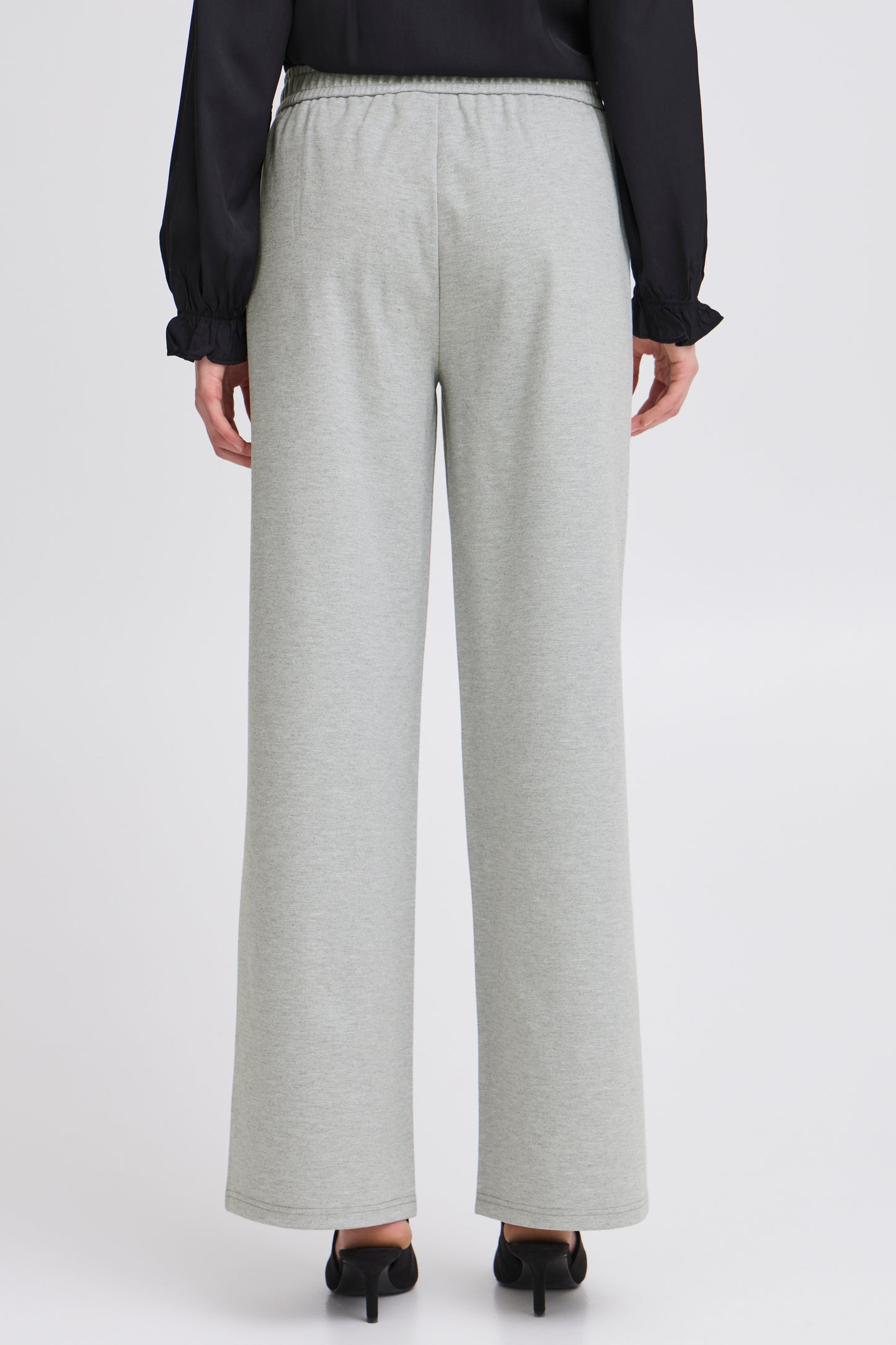 FRANSA BLAZER CASUAL PANTS IN LIGHT GREY MELANGE