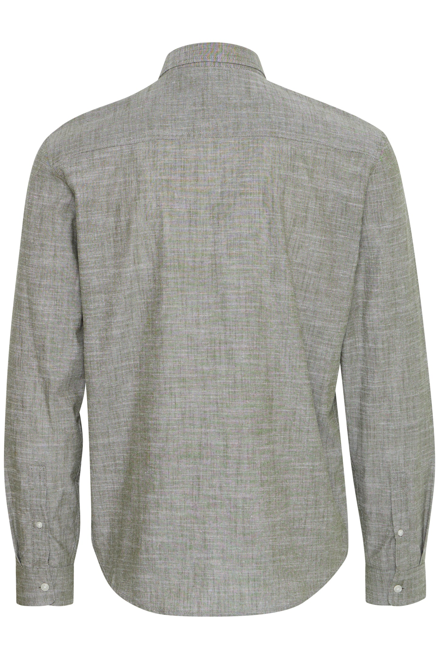 BLEND MEN'S ALDO LONG SLEEVE BUTTON SHIRT IN OLIVE NIGHT