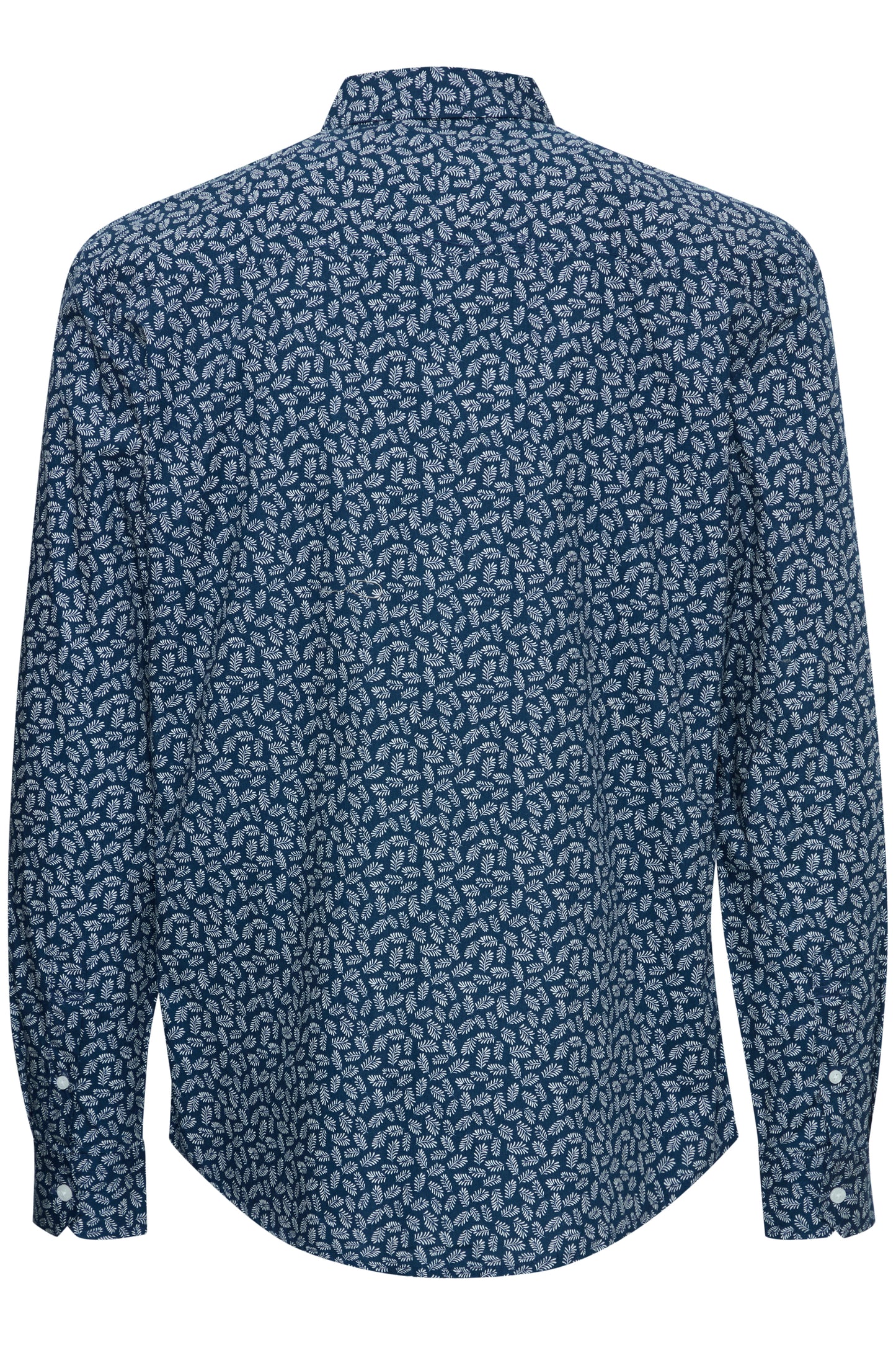 BLEND MEN'S AGGE LONG SLEEVE PATERN SHIRT IN DRESS BLUES