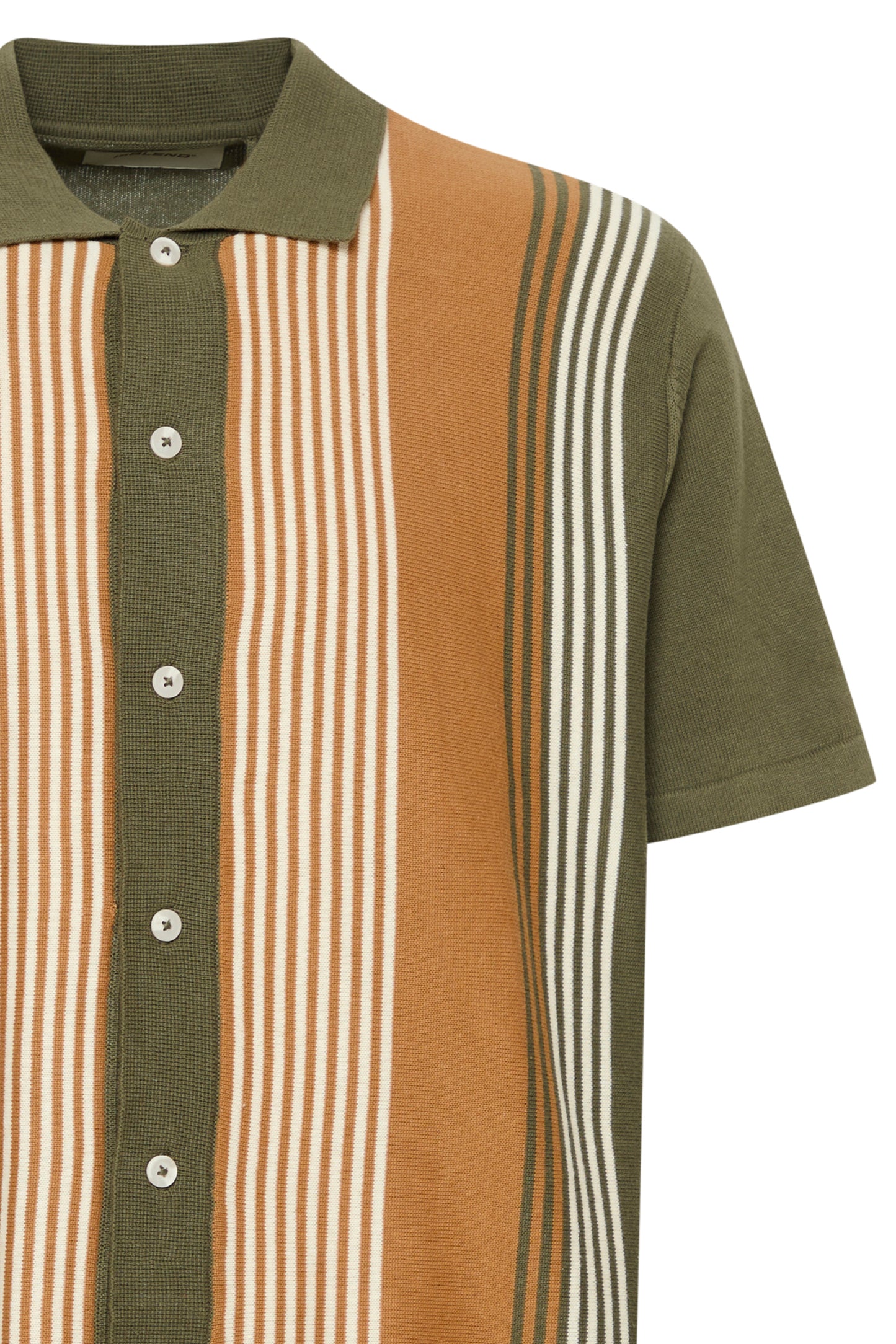 BLEND MEN'S ALBUS POLO KNIT SHIRT IN OLIVE NIGHT