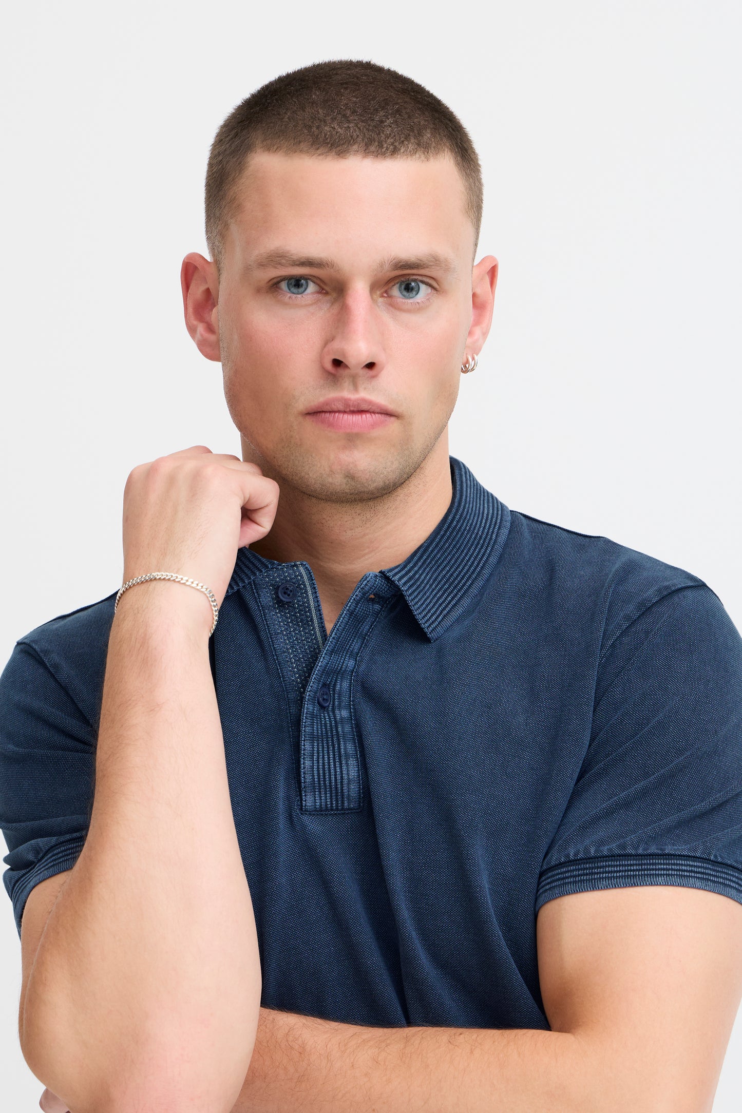 BLEND MEN'S ELROD POLO IN DRESS BLUES