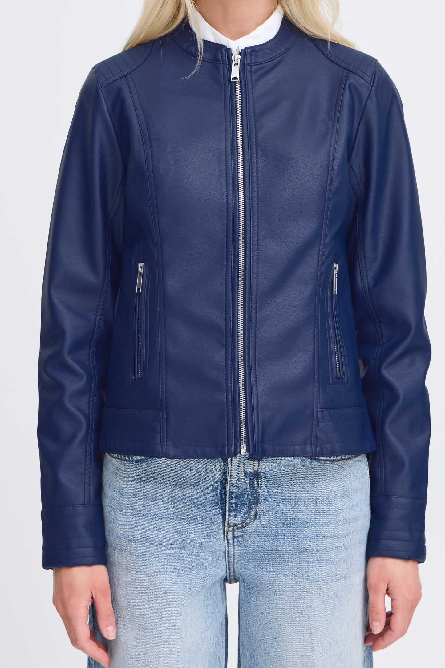 B.YOUNG ACOM JACKET IN MEDIVAL BLUE