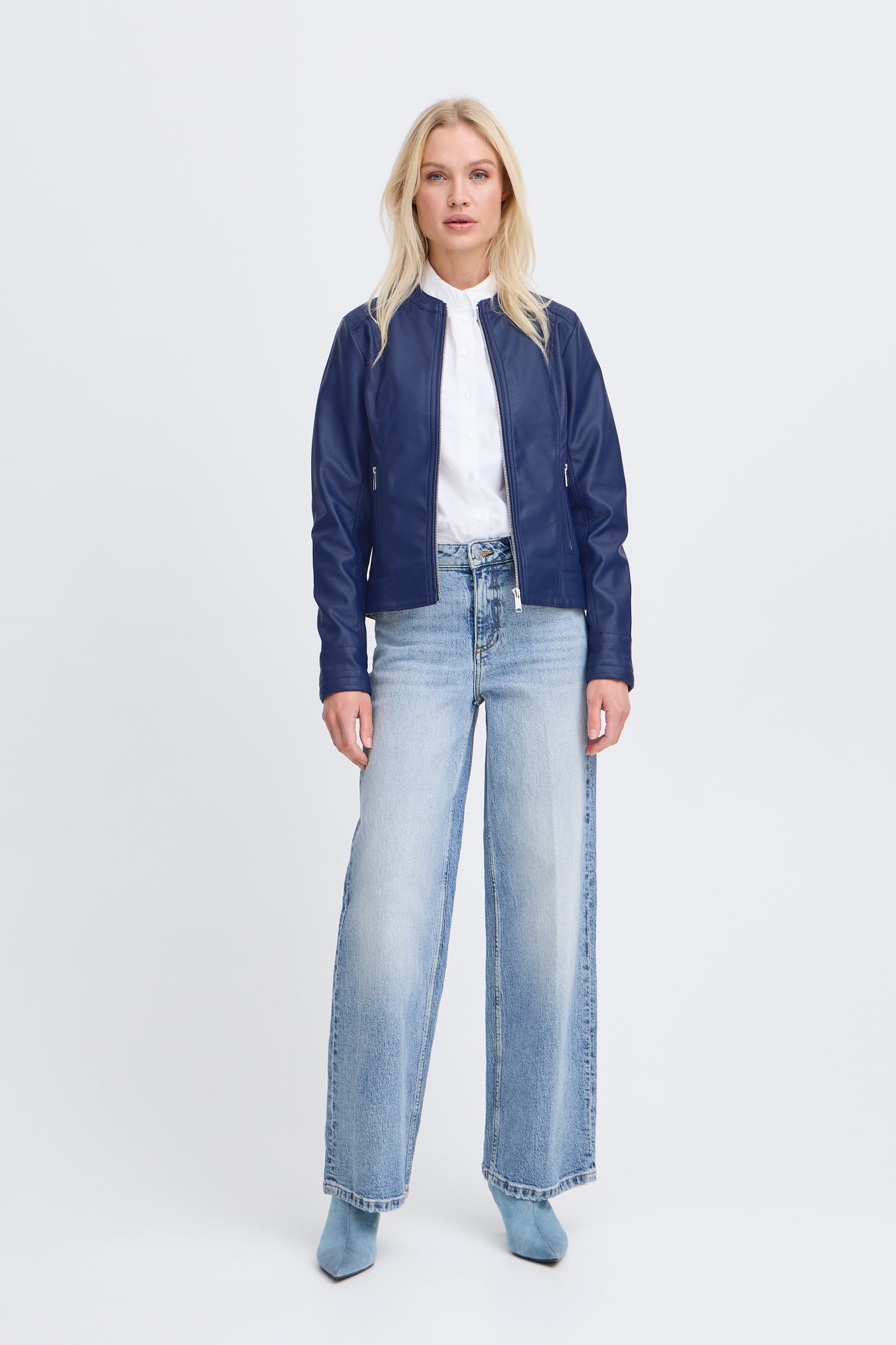 B.YOUNG ACOM JACKET IN MEDIVAL BLUE