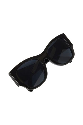 B.YOUNG BLACK WAVY FRAMES SUNGLASSES WITH CASE