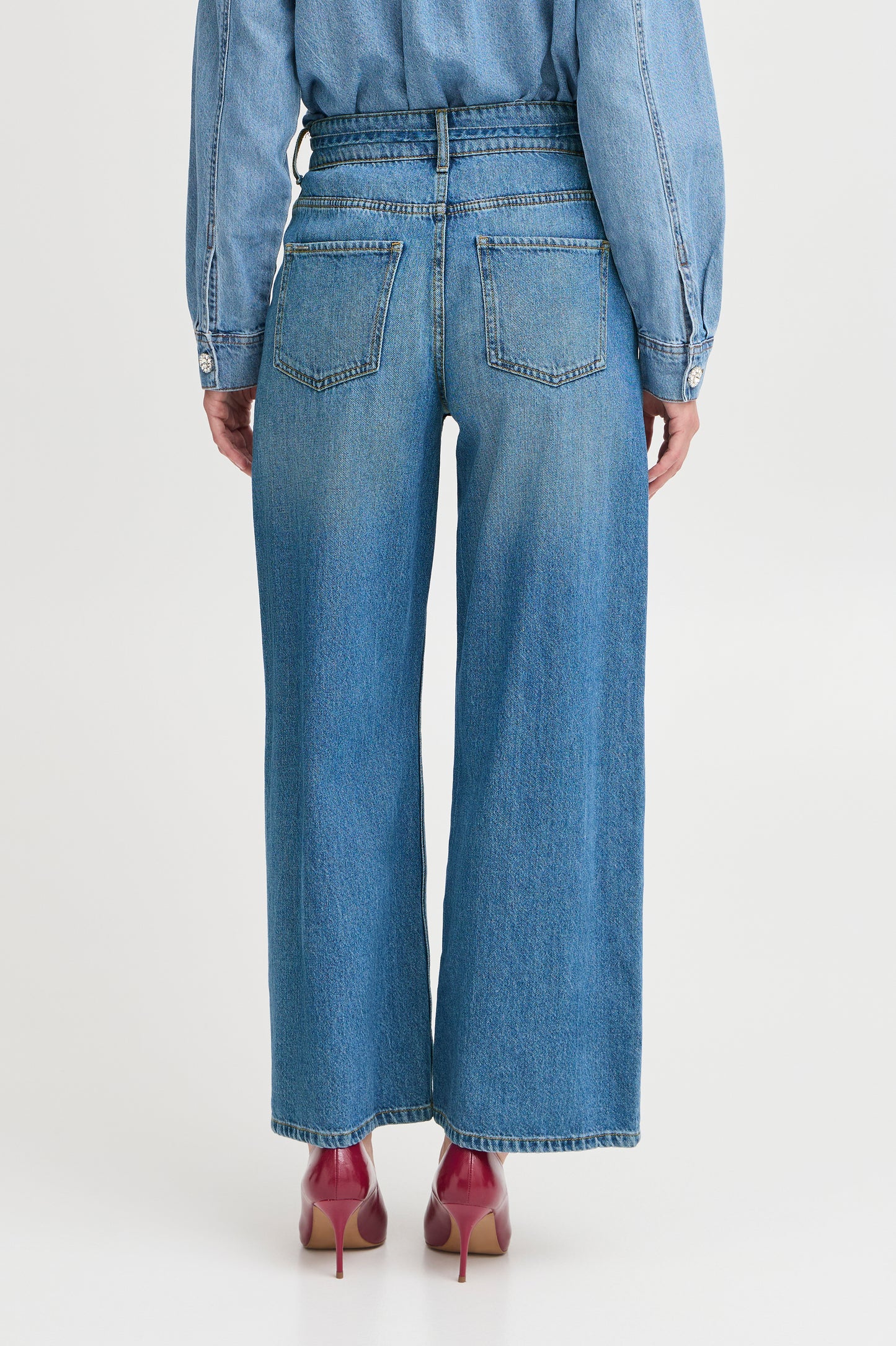 FRANSA SELMA FASHION JEANS IN TRUE BLUE DENIM