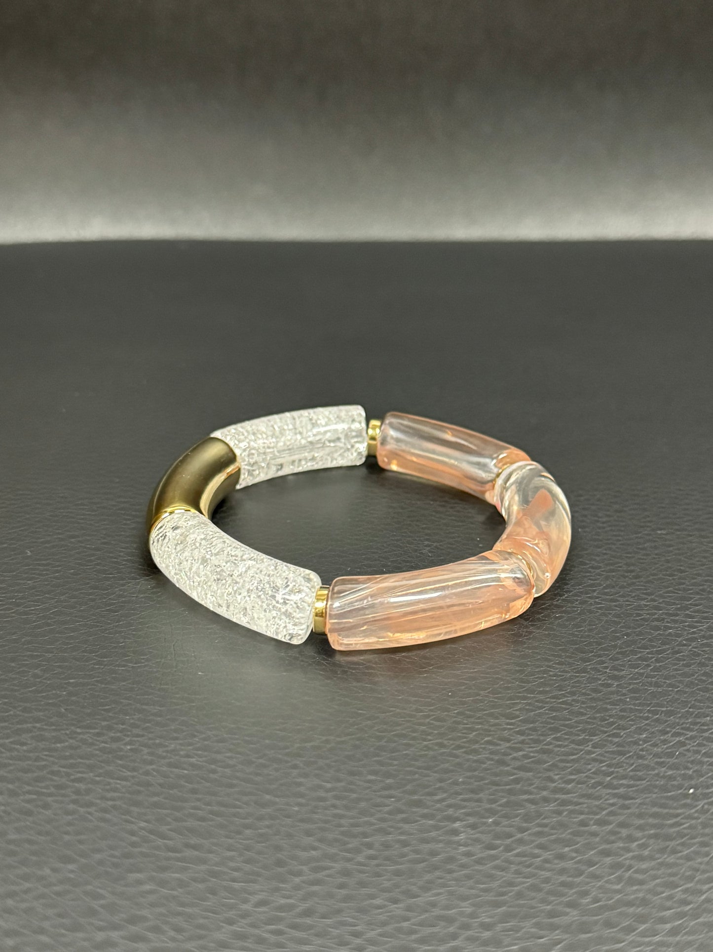 Bel Jewelry Sunrise Chunky Stretch Beach Bangles