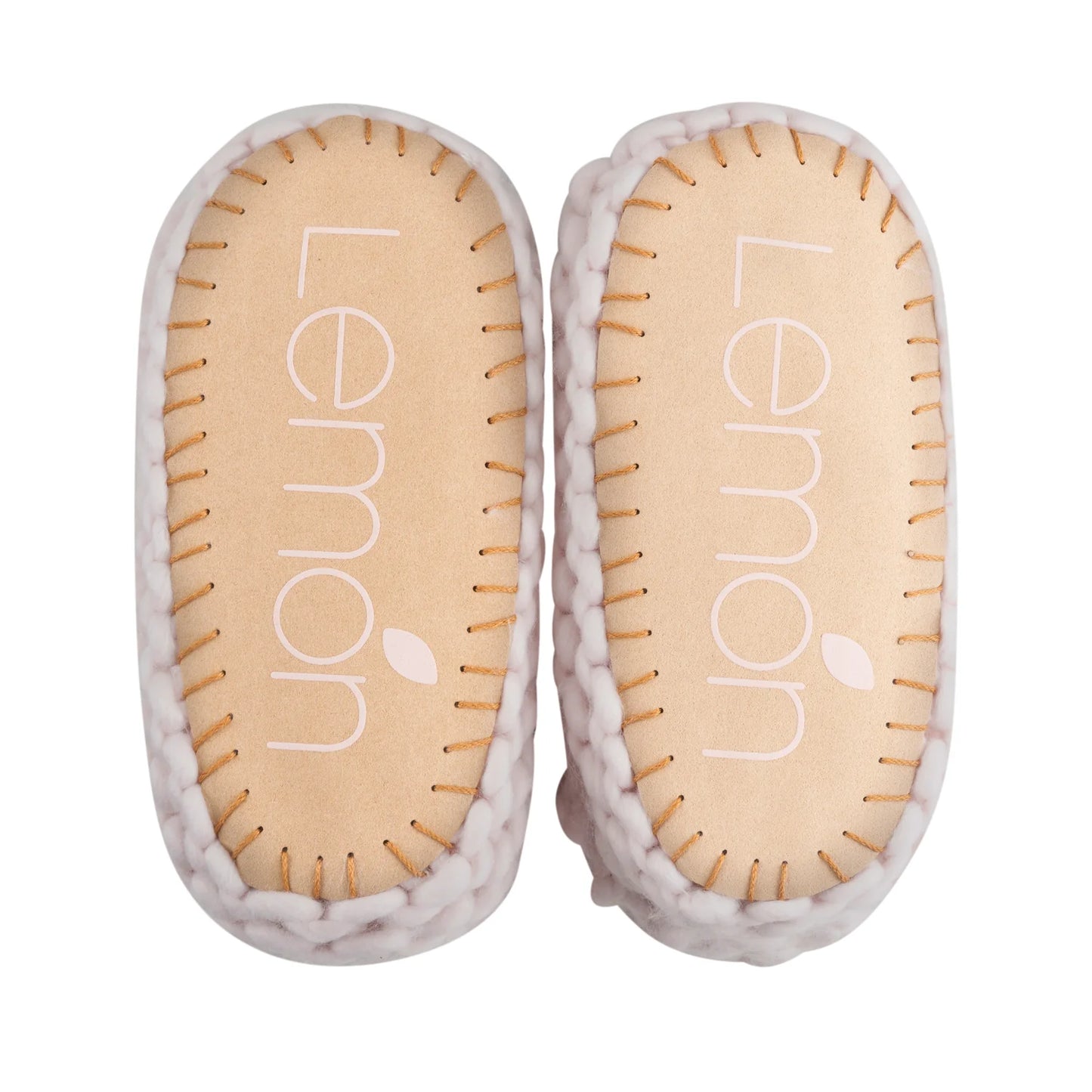 LEMON LIGHT PINK CABIN CUFFED CUTE BOOTIES