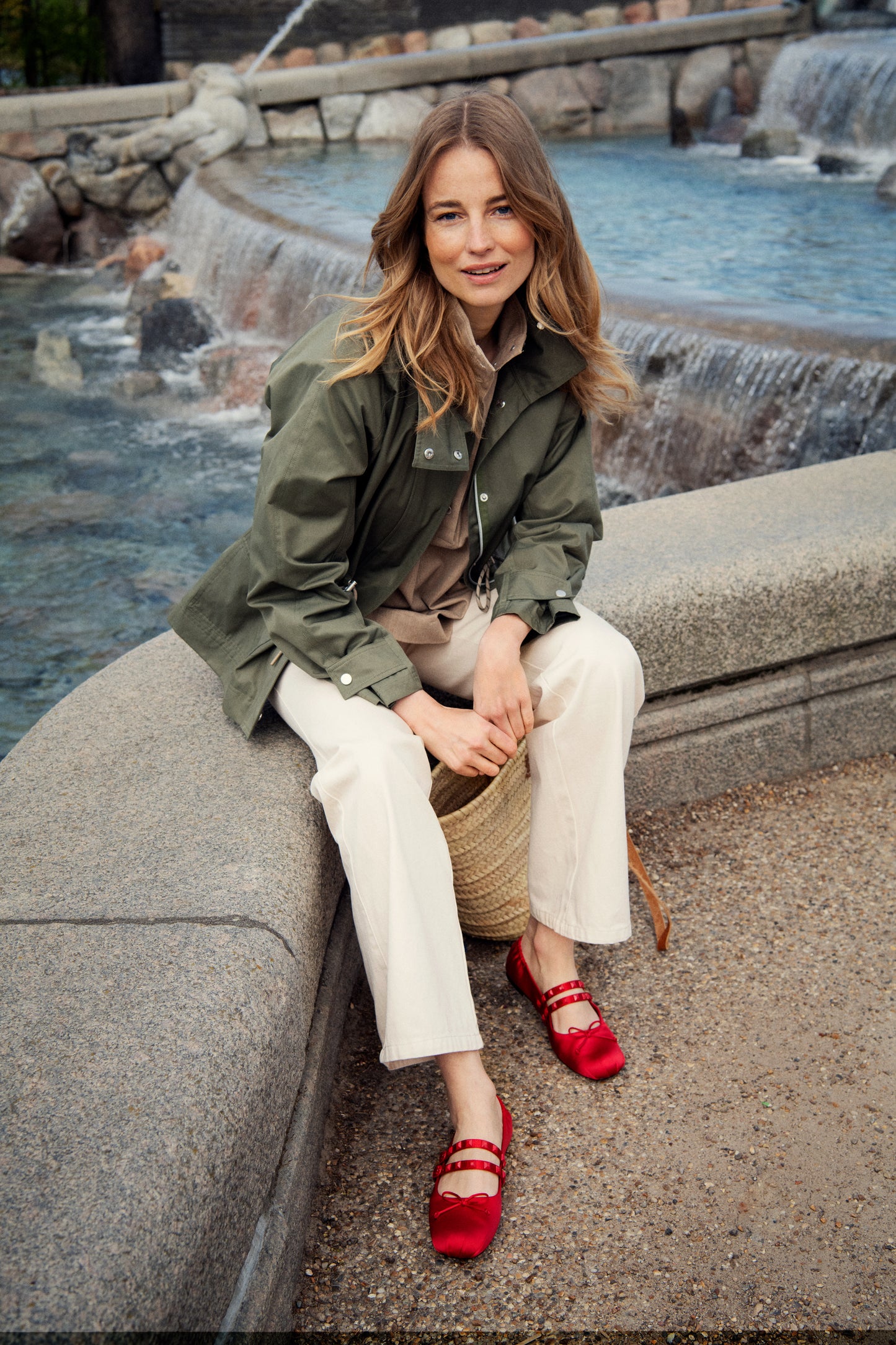 SAINT TROPEZ IDRIS JACKET IN MUSK