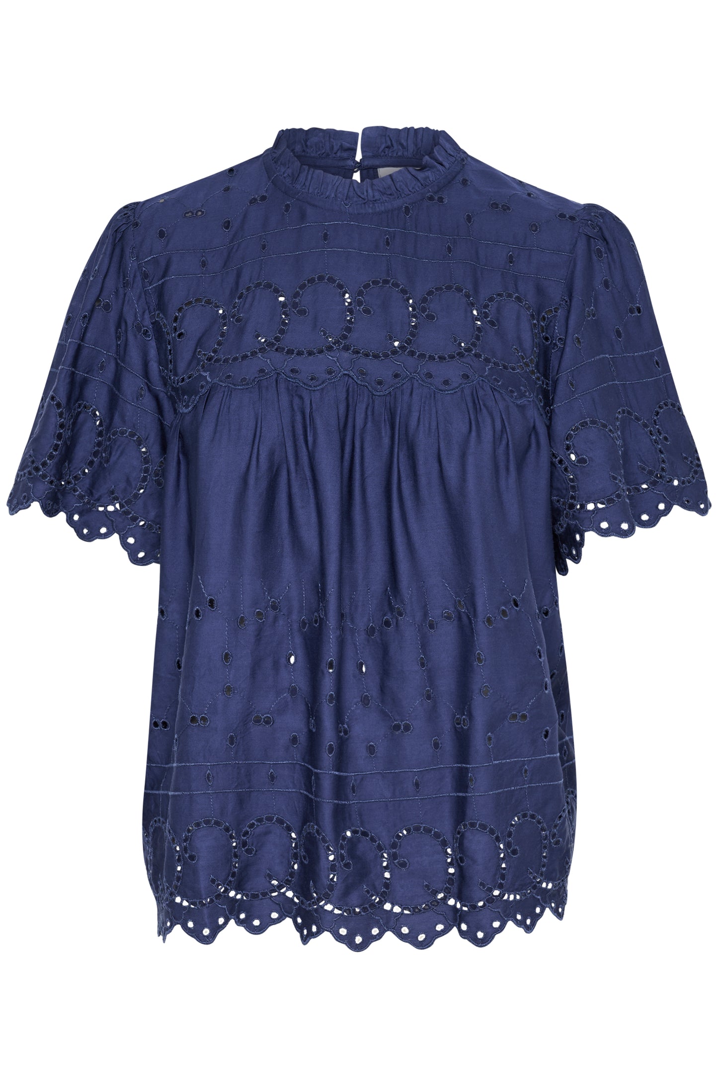 SAINT TROPEZ IISE BLOUSE IN MIDNIGHT SAIL
