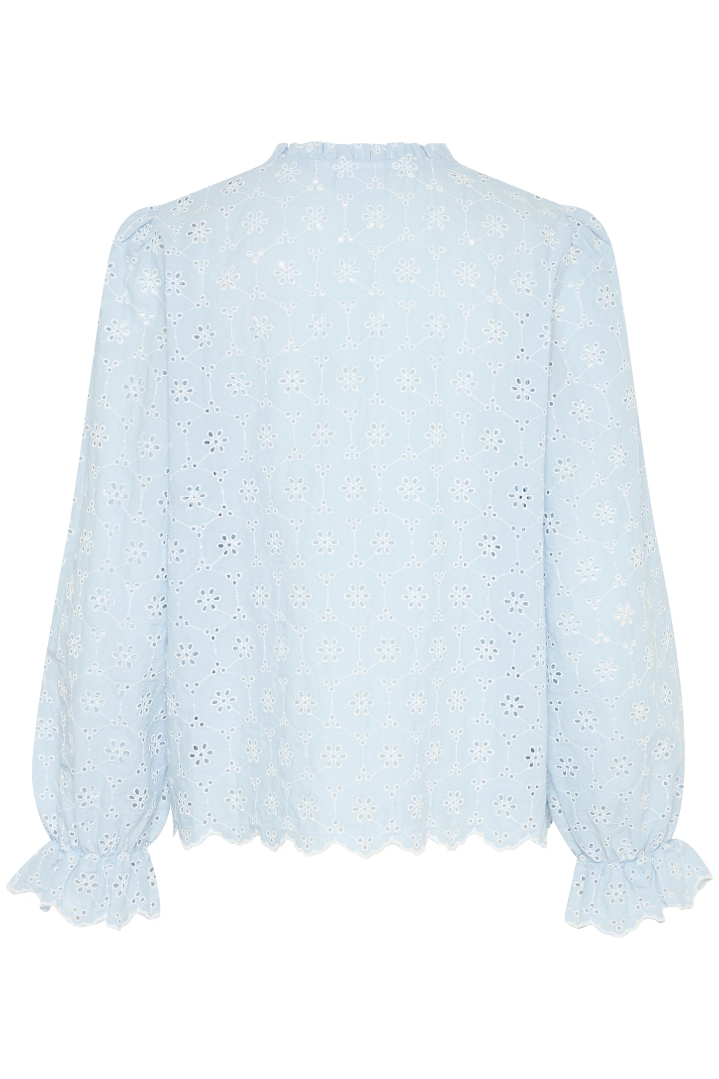 SAINT TROPEZ IVETA BLOUSE IN CHAMBRAY BLUE