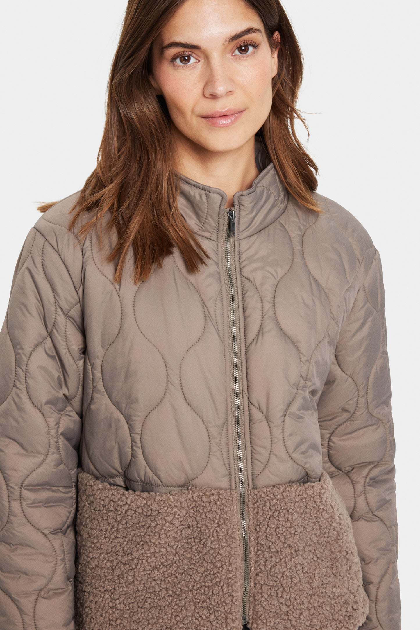 SAINT TROPEZ ISODORA JACKET IN CINDER