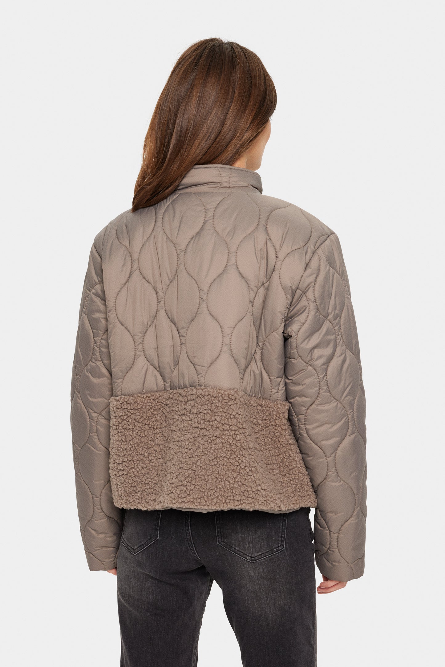 SAINT TROPEZ ISODORA JACKET IN CINDER