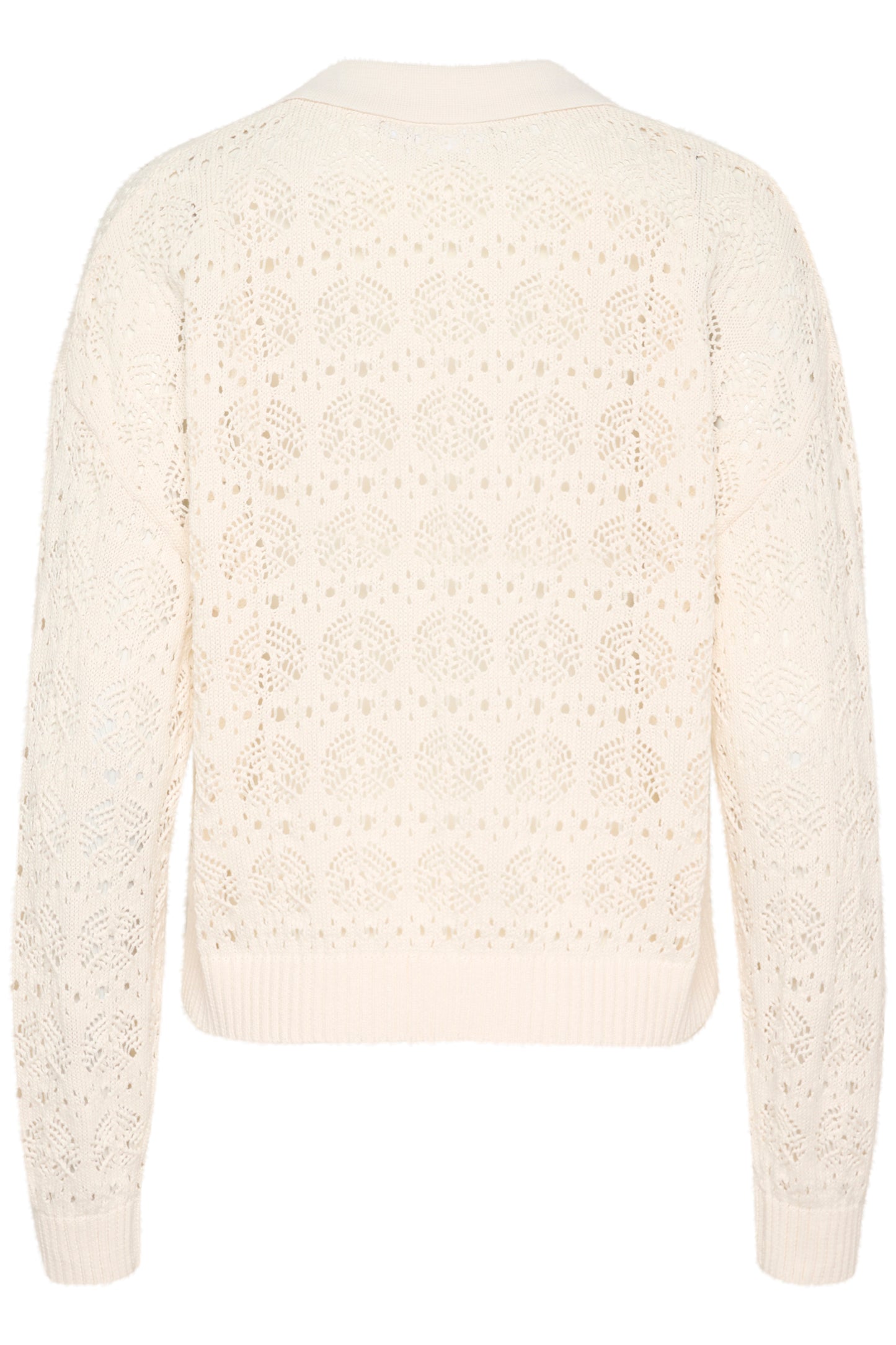 SAINT TROPEZ JUNA POLO PULLOVER IN ICE