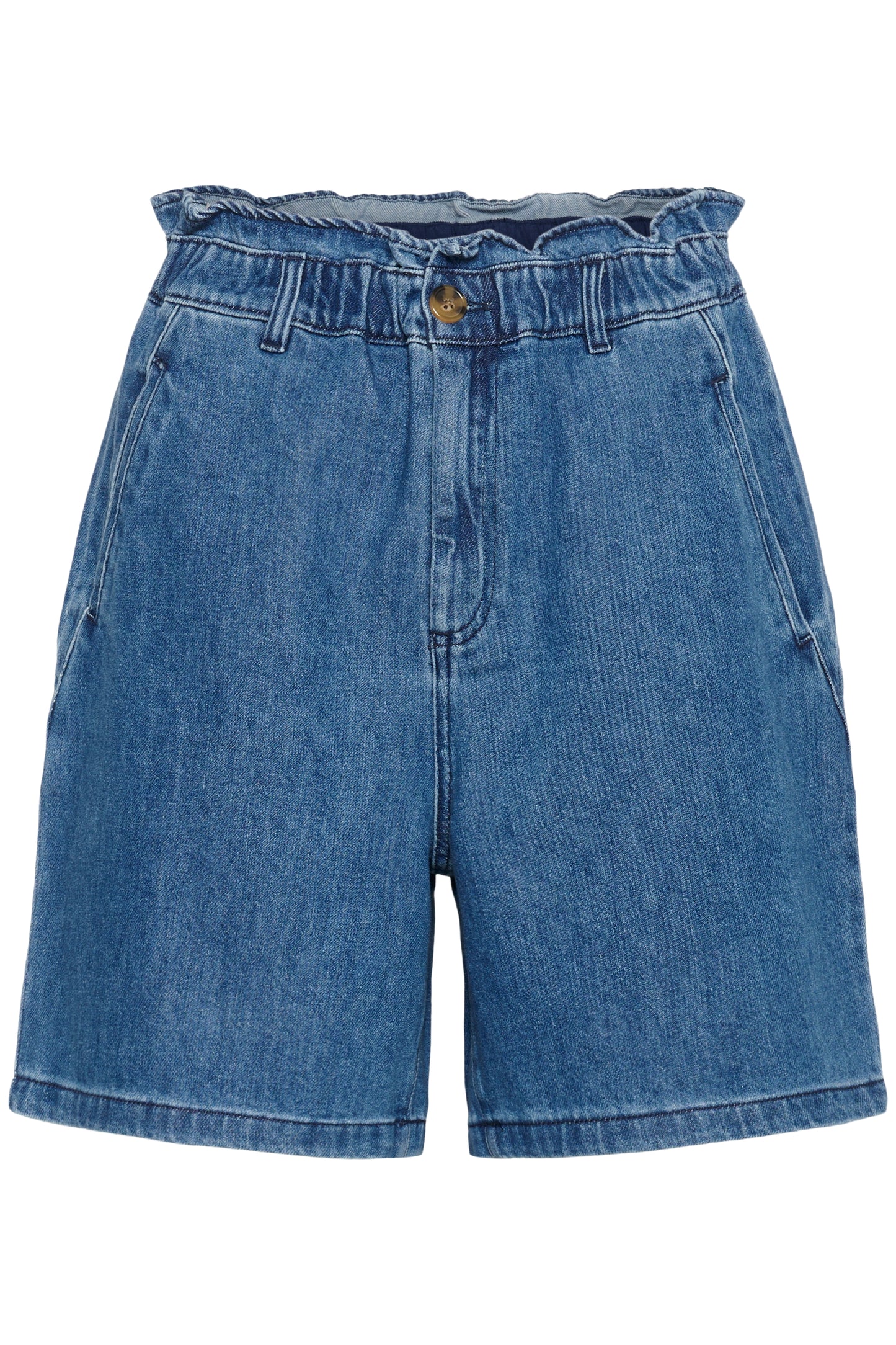 SAINT TROPEZ KAYO SHORTS IN MEDIUM BLUE DENIM