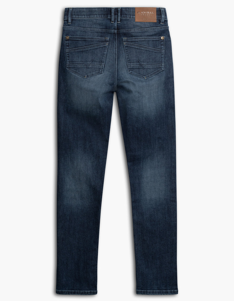 BLACK BULL JACK LOW WAIST SLIM FIT DARK STW