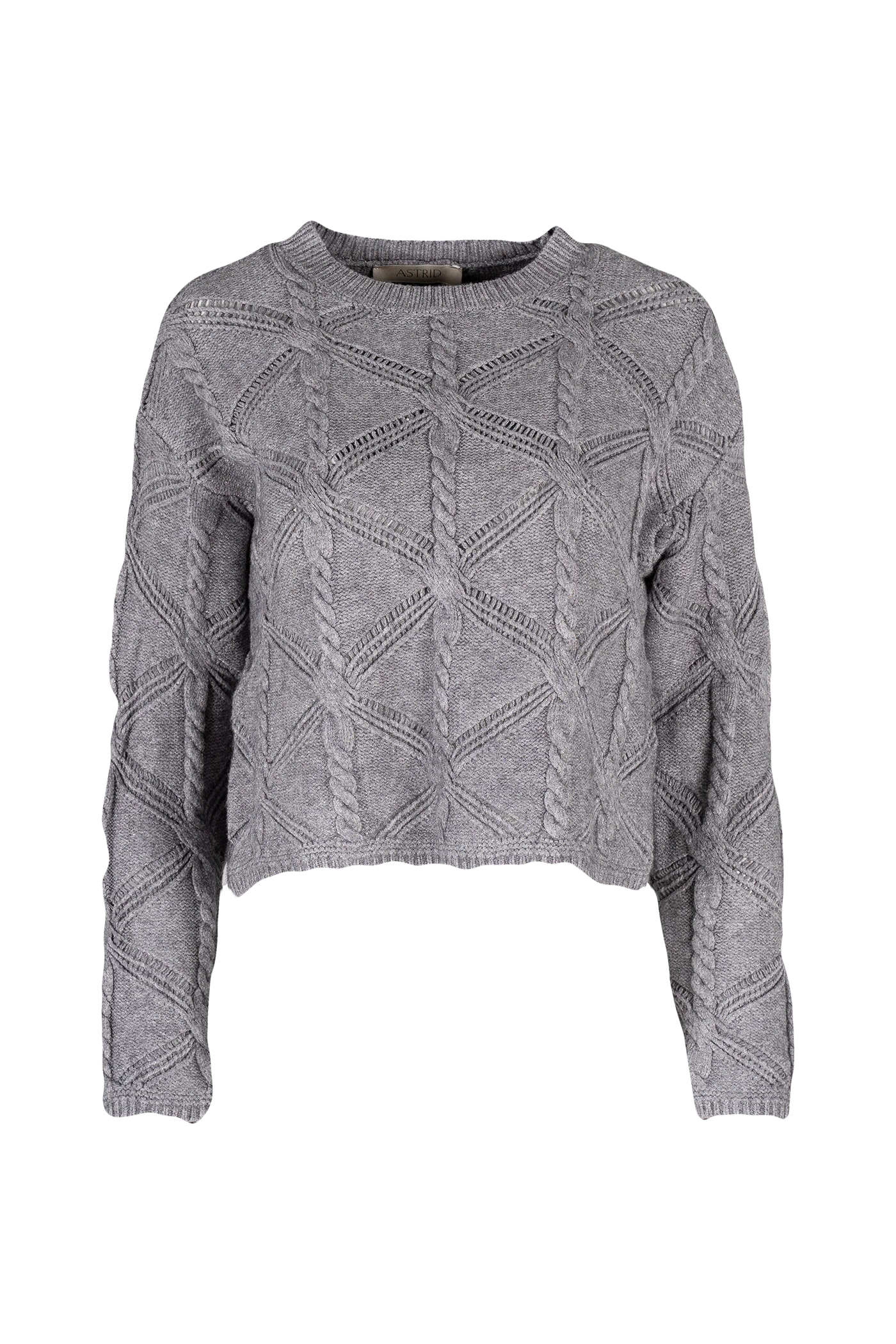 ASTRID KNIT SWEATER IN GREY