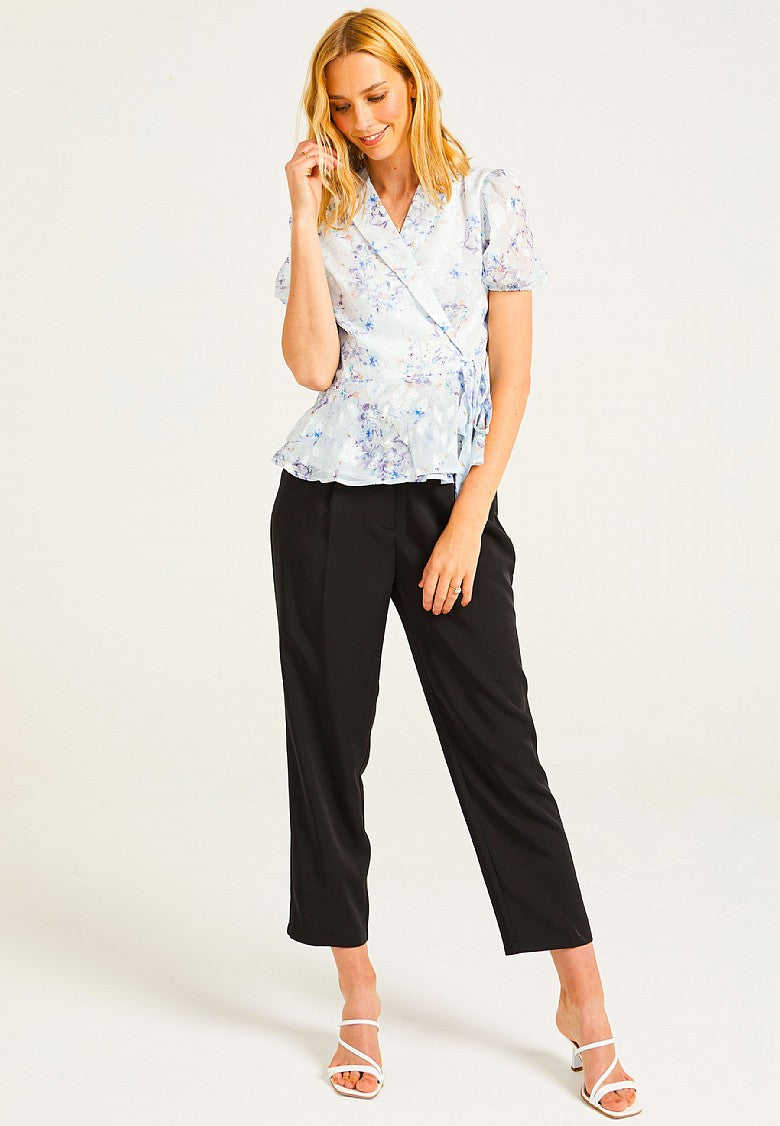 ANGELEYE WILLOW TOP IN BLUE