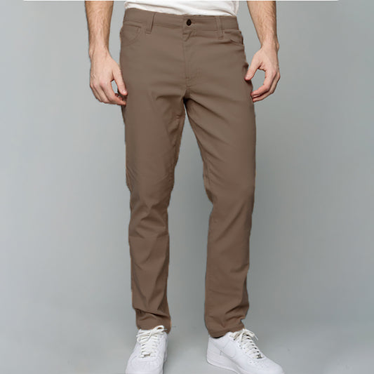 HEDGE WOVEN PANT IN SUEDE