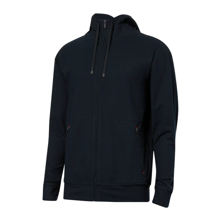SAXX BLACK TRAILZER FULL ZIP HOODIE