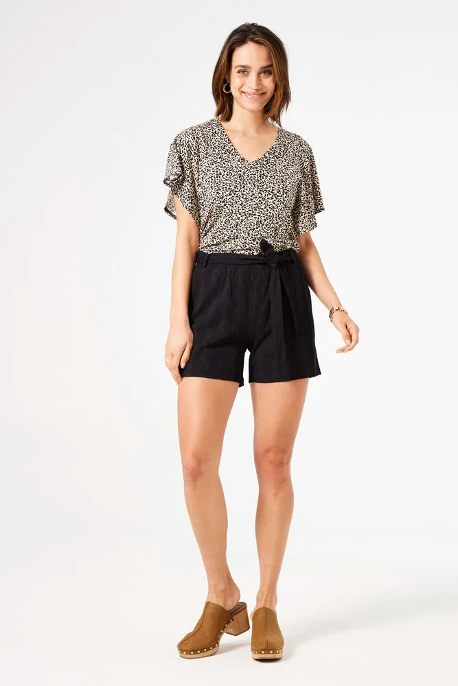 GARCIA ALL OVER PRINT TOP IN BLACK