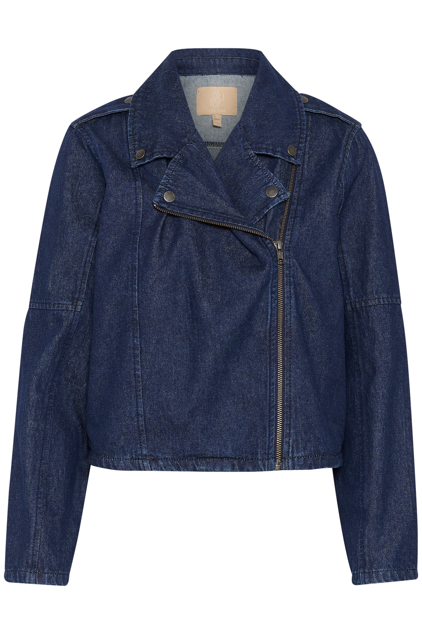 CULTURE BINK ROSELLE JACKET IN DARK BLUE WASH